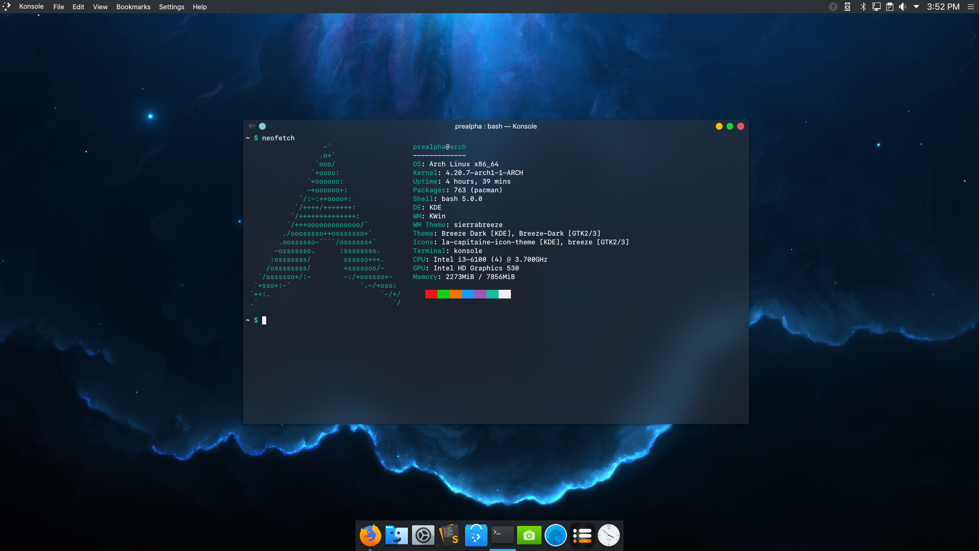 Arch Linux Screenshot 1