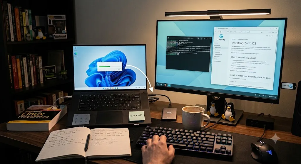 How to Switch from Windows 11 to Zorin OS Easily