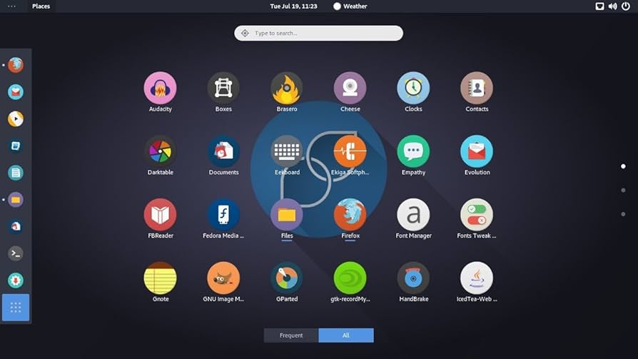 Fedora Workstation Screenshot 1