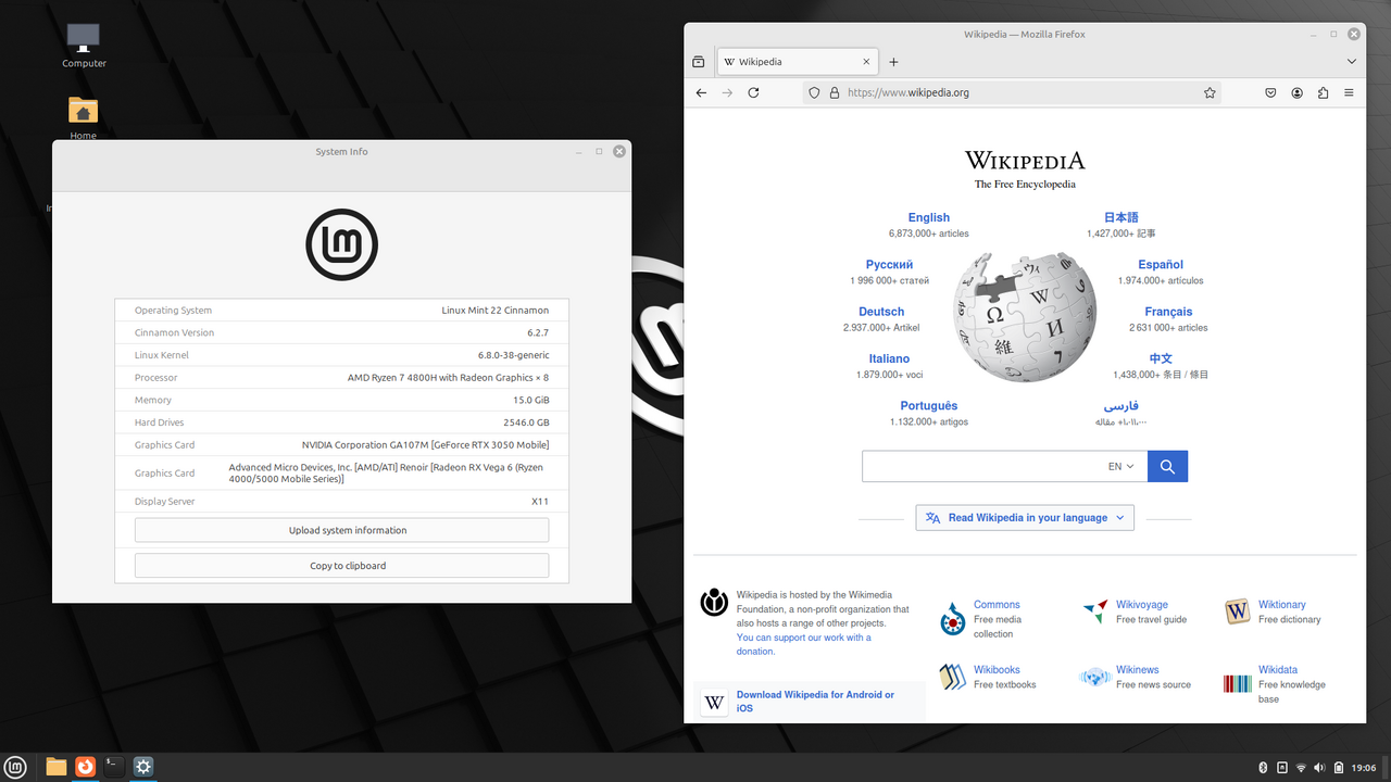 Linux Mint Screenshot 3