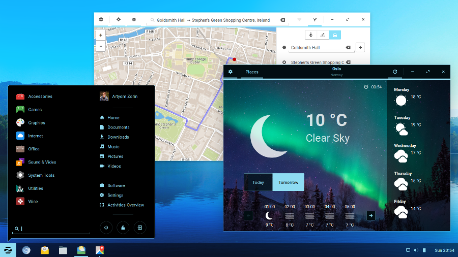 Zorin OS Screenshot 2